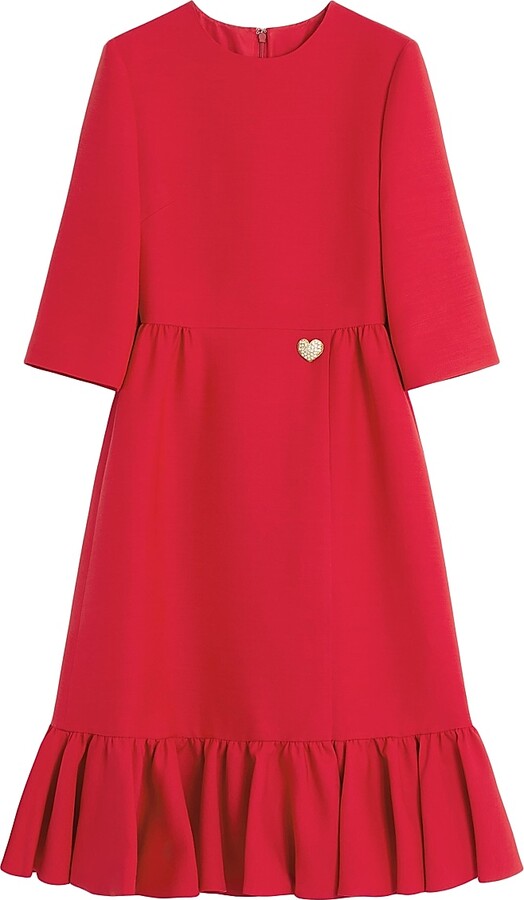 Valentino Garavani Women's Crepe Couture Midi Dress - Paris - Size 8