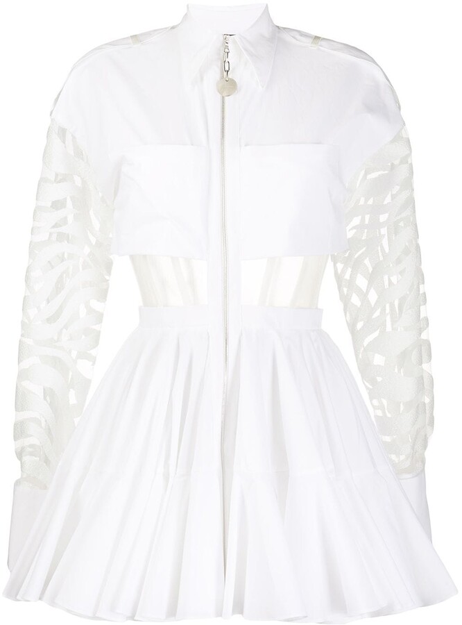 white sheer jacket to wear over dress