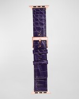 Thumbnail for your product : Abas Alligator Apple Watch Band