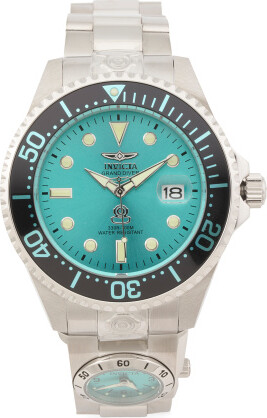 TJMAXX Men's Pro Diver Stainless Steel Blue Dial Automatic Watch
