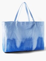 Thumbnail for your product : Acne Studios Agele Face-patch Denim Tote Bag - Blue Multi
