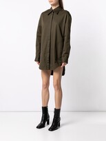 Thumbnail for your product : Dion Lee Belted Harness Shirt Dress