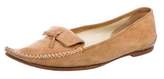 Thumbnail for your product : Tod's Suede Pointed-Toe Flats
