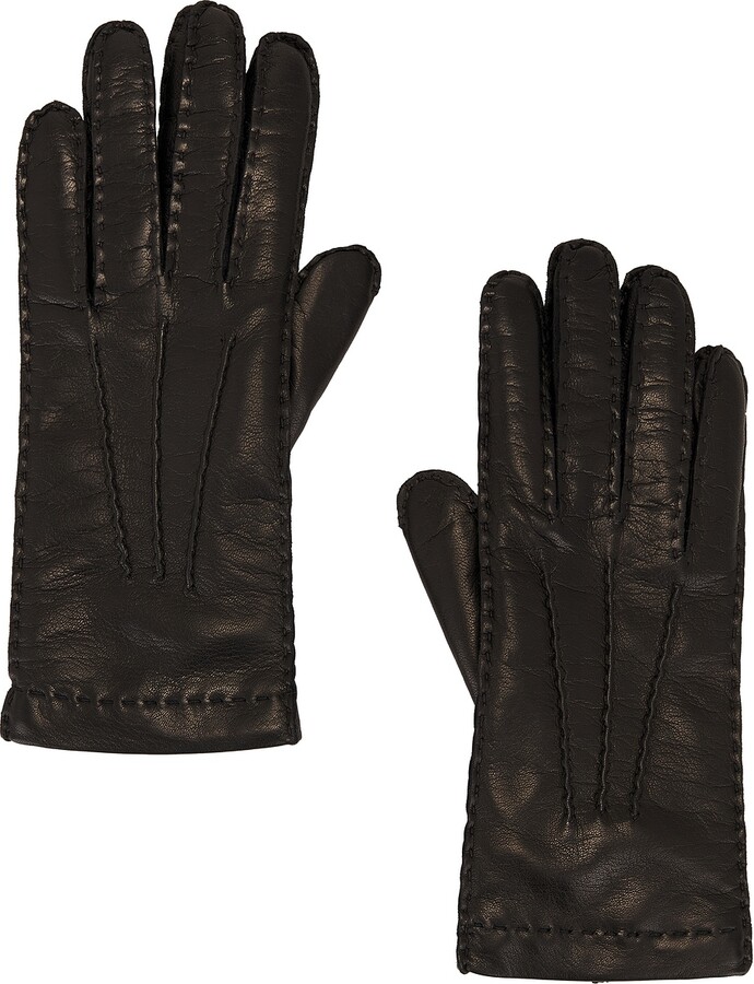 手袋 MIUMIU BLACK NAPPA LEATHER GLOVES Miu Miu Black Nappa Leather Glove – LOZURI®