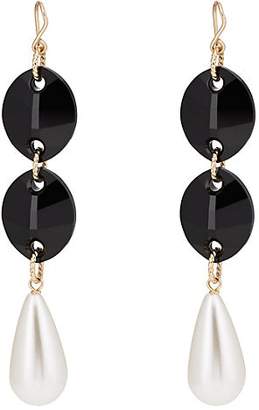 BECK Jewels Women's Luna Cha Cha Drop Earrings - Gold