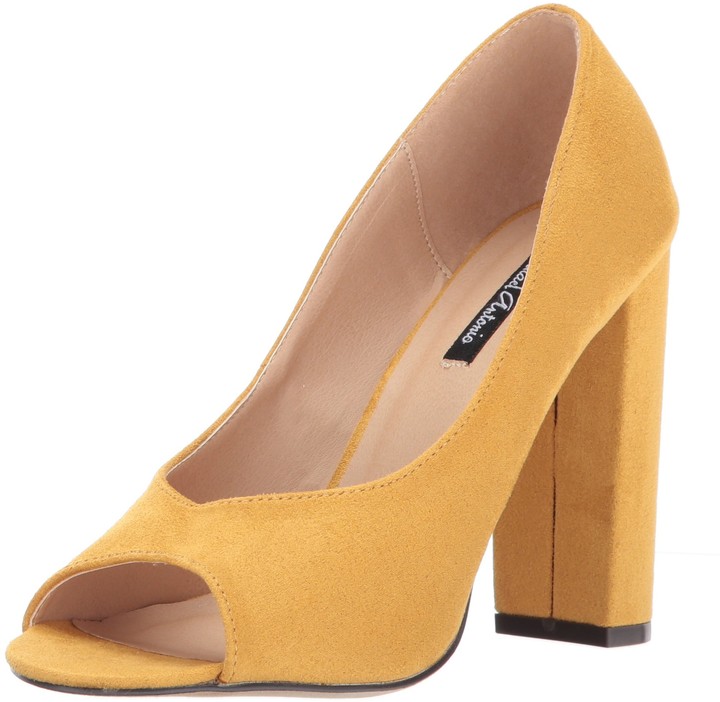 mustard heels dsw
