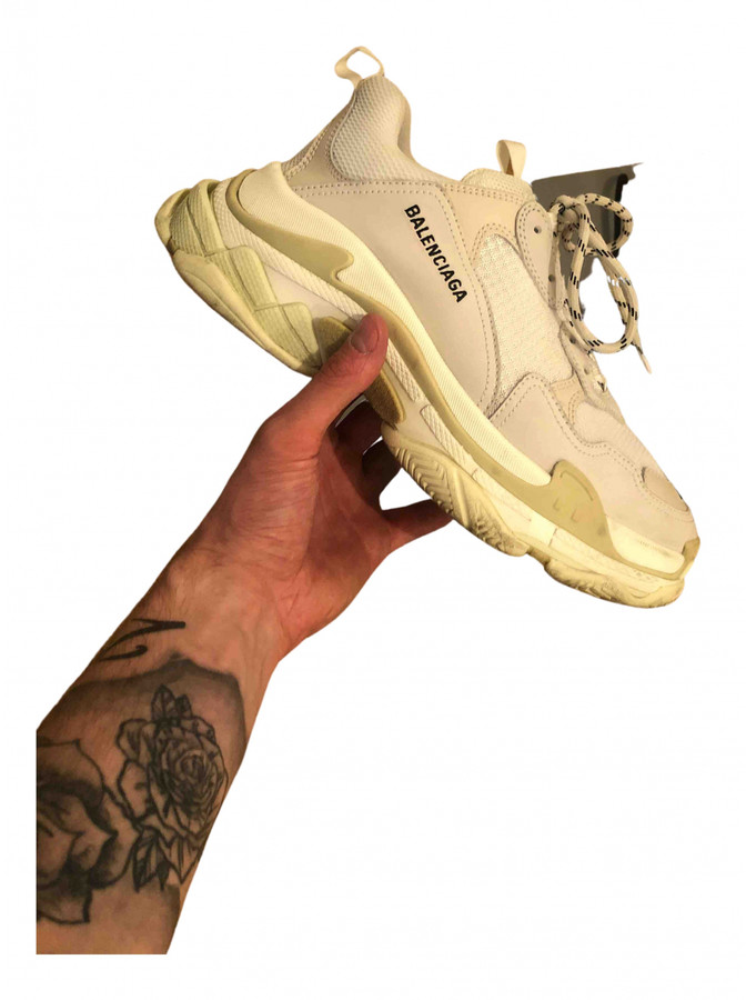 balenciaga trainers mens white