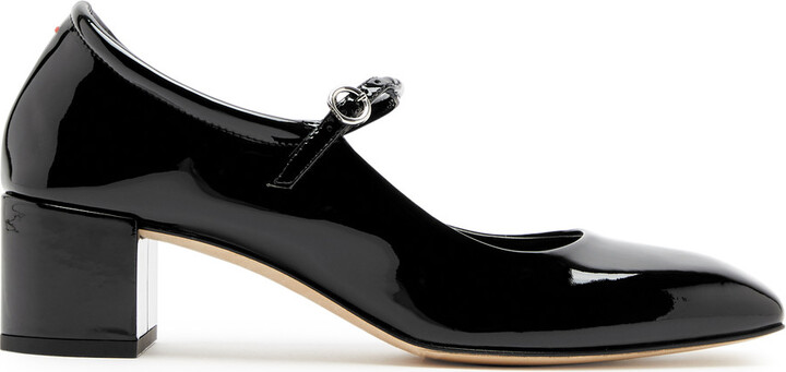 AEYDĒ Aline Mary Jane 45 Patent Leather Pumps