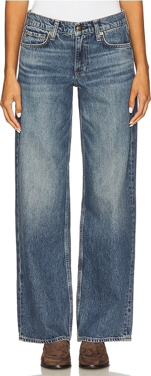 Rag & Bone Saige Low Rise Relaxed Straight Jeans