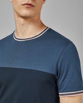 Ted Baker Panelled Cotton T-shirt