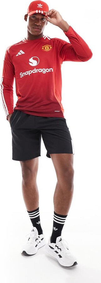 adidas Manchester United 24/25 long sleeve Home jersey in red