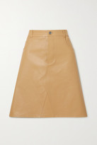 Thumbnail for your product : Bottega Veneta Leather Skirt - Beige