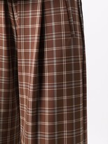 Thumbnail for your product : Semi-Couture Check Wide-Leg Trousers