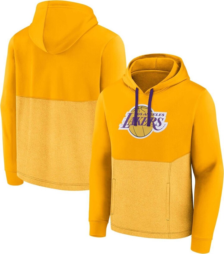 Men's Fanatics Branded Black Los Angeles Lakers Playmaker Name & Number Pullover Hoodie
