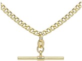 Thumbnail for your product : Love GOLD 9ct Gold T Bar Necklace