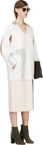 Thumbnail for your product : Marc Jacobs White V-Neck Wool Tunic