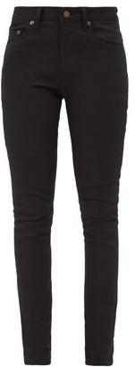 Saint Laurent High-rise Skinny-leg Jeans - Black