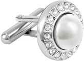 Thumbnail for your product : Forzieri Crystal Framed Pearl Cufflinks