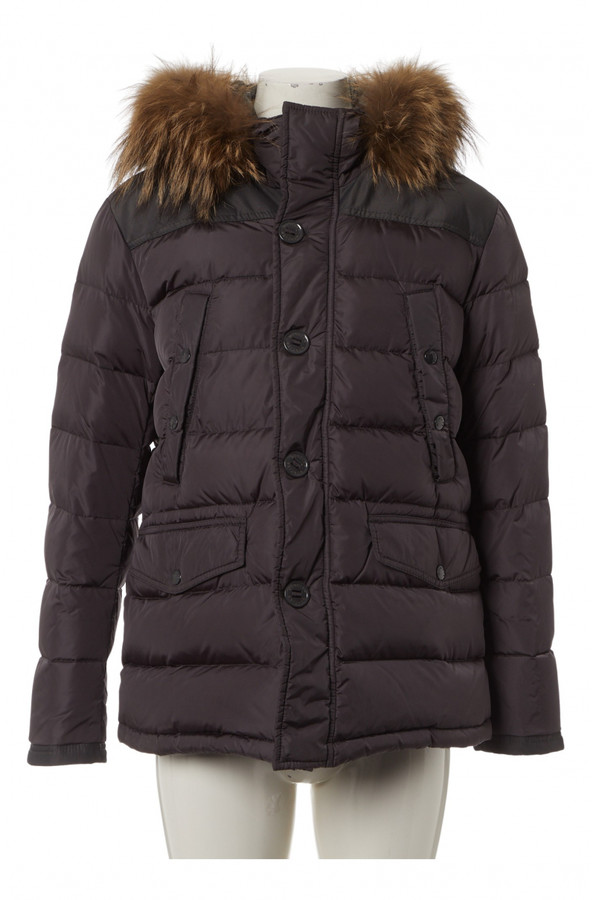 womens moncler fur hood coat