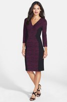 Thumbnail for your product : Donna Morgan Space Dye Ponte Sheath Dress
