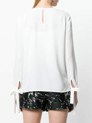 Emporio Armani bow-embellished blouse