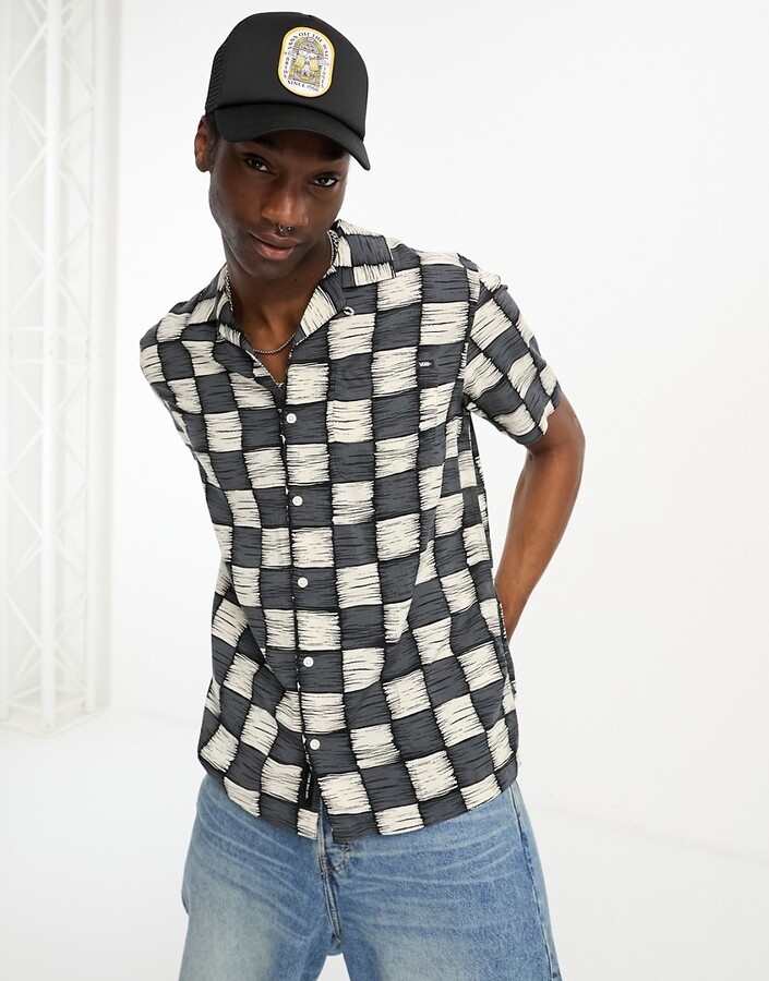 Checkerboard Shirt Men | ShopStyle
