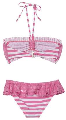 Juicy Couture Sweet Stripe Two Piece Swimsuit for Girls