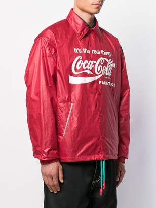 Facetasm x Coca Cola shiny finish jacket