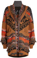 Thumbnail for your product : Etro Printed Wool Coatigan
