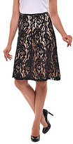 Thumbnail for your product : Peter Nygard Lace A-Line Skirt