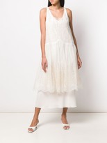 Thumbnail for your product : Stella McCartney Brianna silk-crepe dress