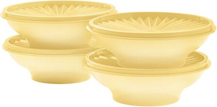 Tupperware® 8-piece Heritage Sheer Servalier Bowl Set - Yellow