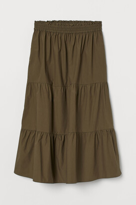 H&M Voluminous cotton skirt