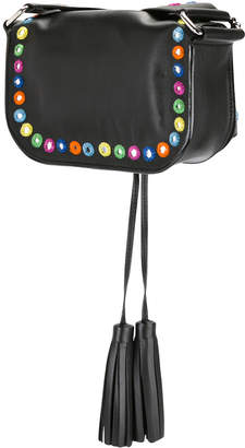 Moschino mirror embroidered shoulder bag