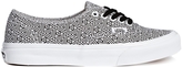Thumbnail for your product : Vans Authentic Slim Geometric Trainers