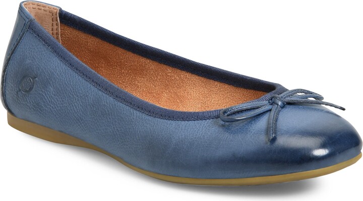 Navy Blue Ballet Flats | Shop the world's largest collection of fashion |  ShopStyle