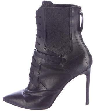 HUGO BOSS Leather Lace-Up Ankle Boots
