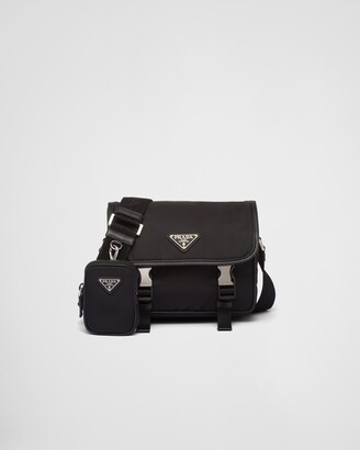 Prada Re-Nylon & Saffiano Messenger Bag - ShopStyle