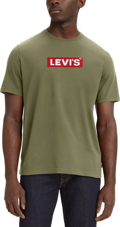 Levi's Men's Green T-shirts | ShopStyle