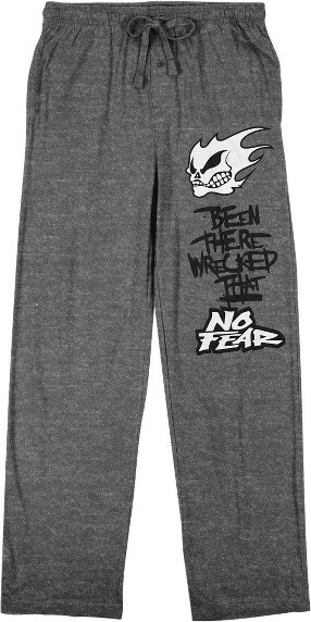 No Fear NoFearBeenThere,WreckedThatMen'sHeatherGraySleepPajamaPants