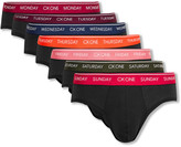 Thumbnail for your product : Calvin Klein Underwear Seven-Pack Stretch-Cotton Briefs