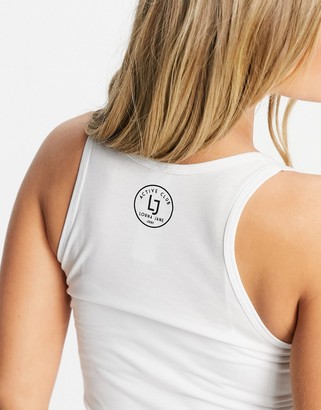 Abercrombie & Fitch Lorna Jane Training tank in white