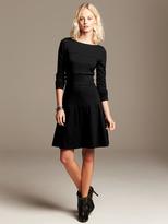 Thumbnail for your product : Banana Republic Seamed Ponte Fit-and-Flare Dress