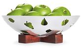 Thumbnail for your product : Michael Graves Design Metal Fruit Bowl with Wood Base