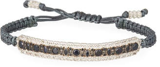 Armenta New World Pull Cord Bracelet with Black Sapphires