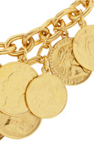 Thumbnail for your product : Ben-Amun Gold-plated coin necklace