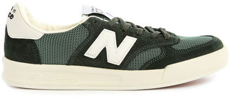 New Balance 300 Made in UK Green Suede/Mesh Sneakers - Sale