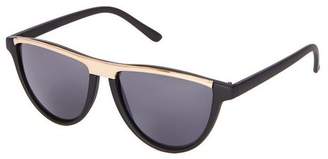 Topshop Slash Flat Brow Cat Eye Sunglasses