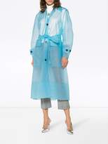 Thumbnail for your product : Calvin Klein Plastic Belted trench Coat