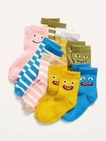 Thumbnail for your product : Old Navy Unisex Crew Socks 8-Pack for Toddler & Baby